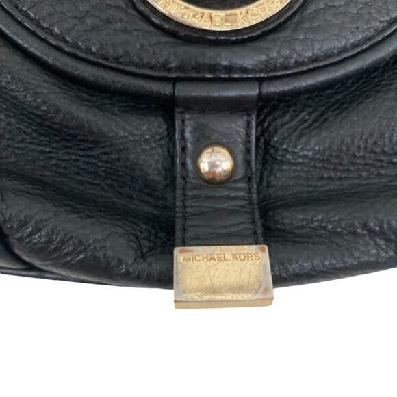 Michael Kors Black Leather Shoulder Bag - Picture 4 of 13